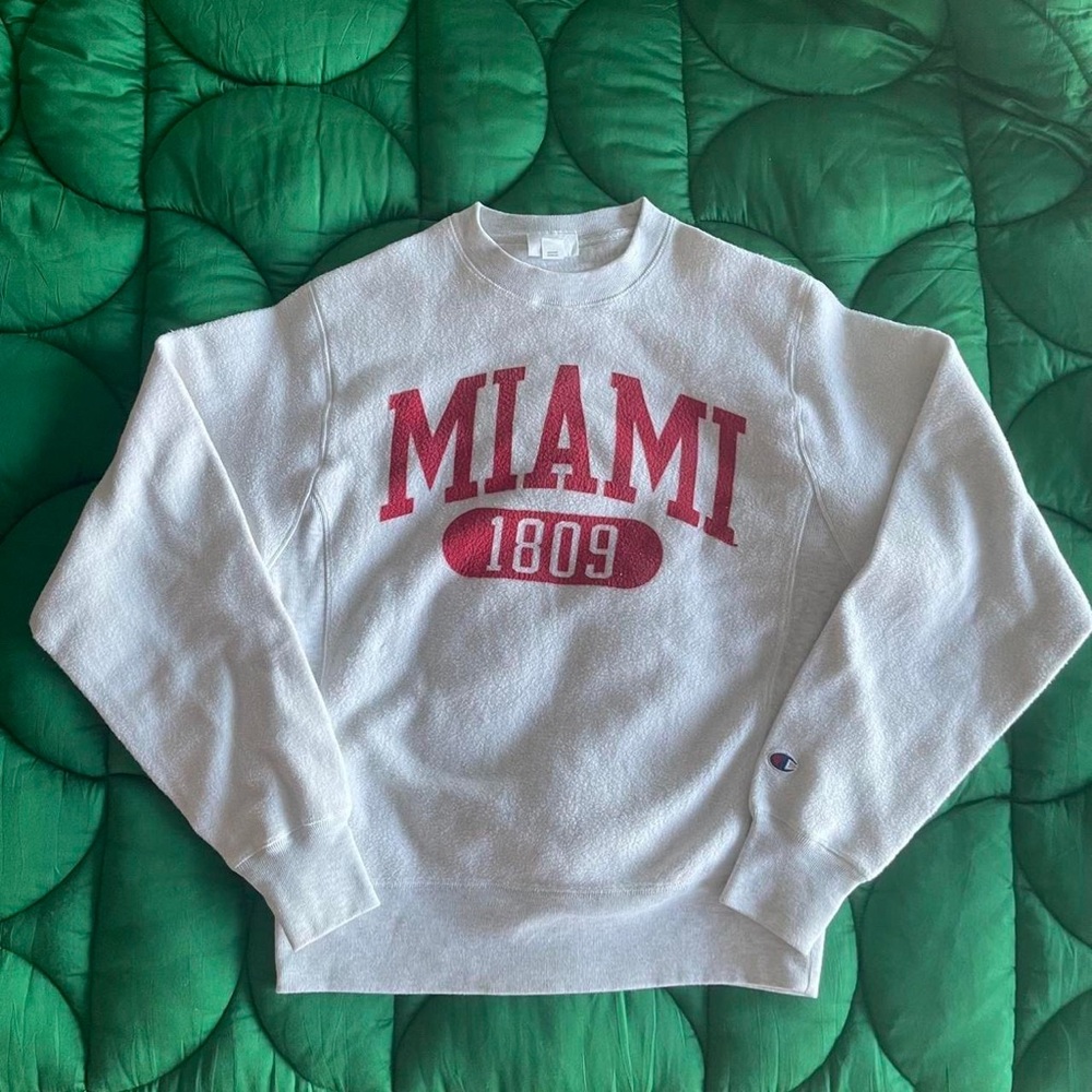 miami university crewneck sweatshirt